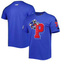NBA - Philadelphia 76ers Pro Standard Mash Up Capsule T-Shirt - Royal