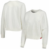NBA - Chicago Bulls Sportiqe Women's Ashlyn Brava Raglan Pullover Sweatshirt - Cream