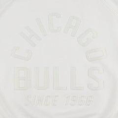NBA - Chicago Bulls Sportiqe Women's Ashlyn Brava Raglan Pullover Sweatshirt - Cream