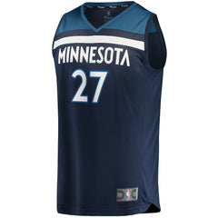 Fanatics - Rudy Gobert Minnesota Timberwolves Fast Break Replica Jersey - Icon Edition - Navy