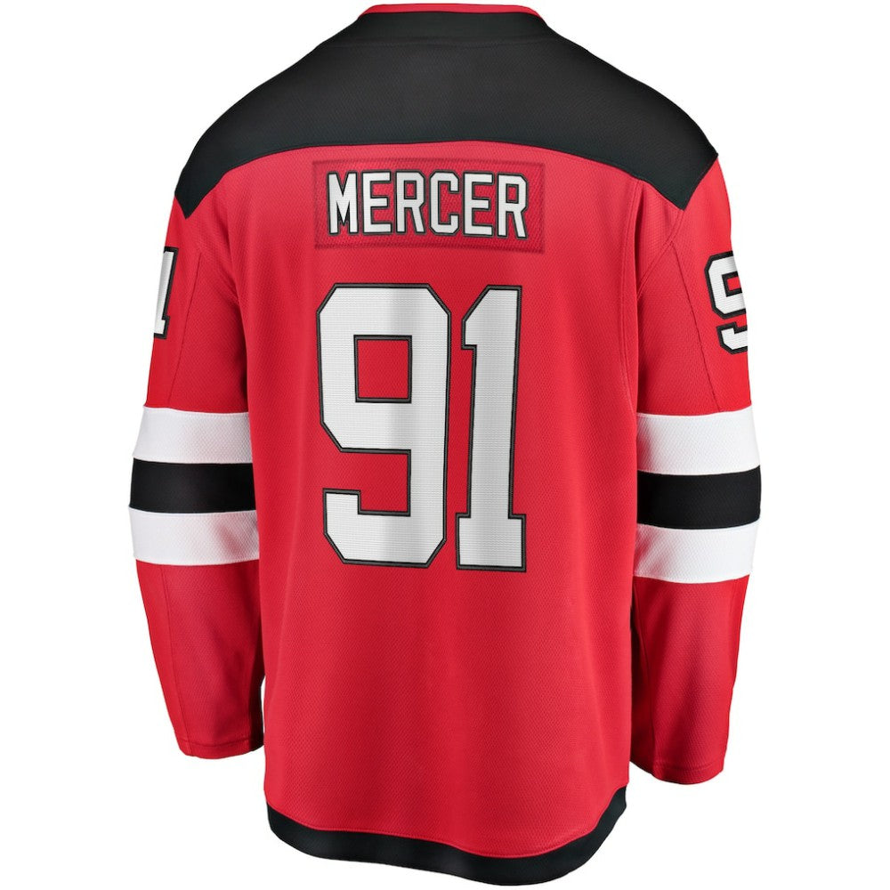 Dawson Mercer New Jersey Devils Fanatics Home Breakaway Jersey - Red | NHL Jerseys