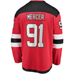 Dawson Mercer New Jersey Devils - Fanatics Home Breakaway Jersey Red