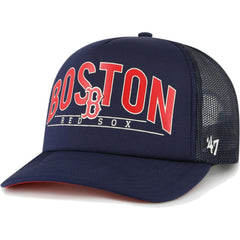 Boston Red Sox '47 Backhaul Foam Trucker Snapback Hat On Sale