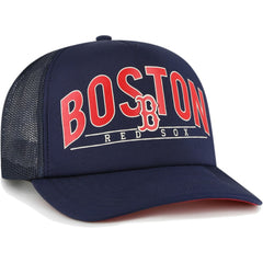 Boston Red Sox '47 Backhaul Foam Trucker Snapback Hat On Sale