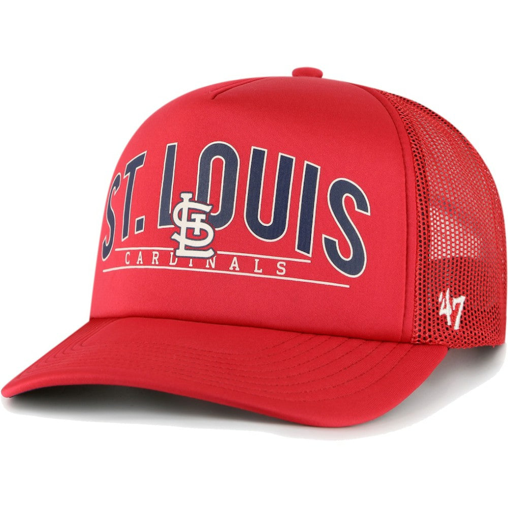 St. Louis Cardinals '47 Backhaul Foam Trucker Snapback Hat Sale