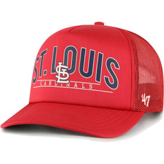 St. Louis Cardinals '47 Backhaul Foam Trucker Snapback Hat Sale