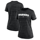 Las Vegas Raiders Women's Sideline Velocity Performance T-Shirt Black - Nike