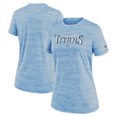 Tennessee Titans Women's Sideline Velocity Performance T-Shirt Light Blue - Nike