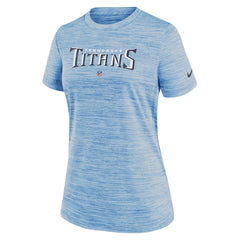 Tennessee Titans Women's Sideline Velocity Performance T-Shirt Light Blue - Nike