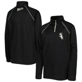 Chicago White Sox Stitches Youth Team Raglan Quarter-Zip Jacket discount