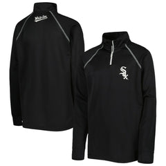 Chicago White Sox Stitches Youth Team Raglan Quarter-Zip Jacket discount