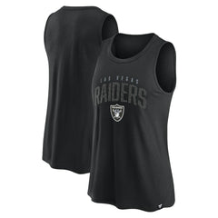 Las Vegas Raiders Women's Classic Rhine Tank Top Black - Fanatics
