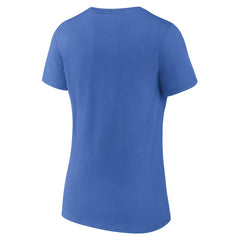 Los Angeles Chargers Women's Shine Time V-Neck T-Shirt Powder Blue - Fanatics
