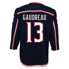 Johnny Gaudreau Columbus Blue Jackets - Youth 2022/23 Premier Player Jersey Navy