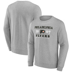 Philadelphia Flyers - Fanatics Fierce Competitor Pullover Sweatshirt Heather Charcoal