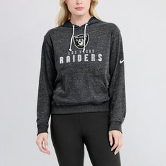 Las Vegas Raiders Women's Gym Vintage Lightweight Pullover Hoodie Black - Nike