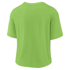 Seattle Seahawks Women's High Hip Fashion T-Shirt Neon Green/College Navy - Nike