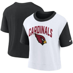 Arizona Cardinals Women's High Hip Fashion T-Shirt Black/White - Nike