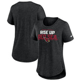 Arizona Cardinals Women's Local Fashion Tri-Blend T-Shirt Heather Black - Nike