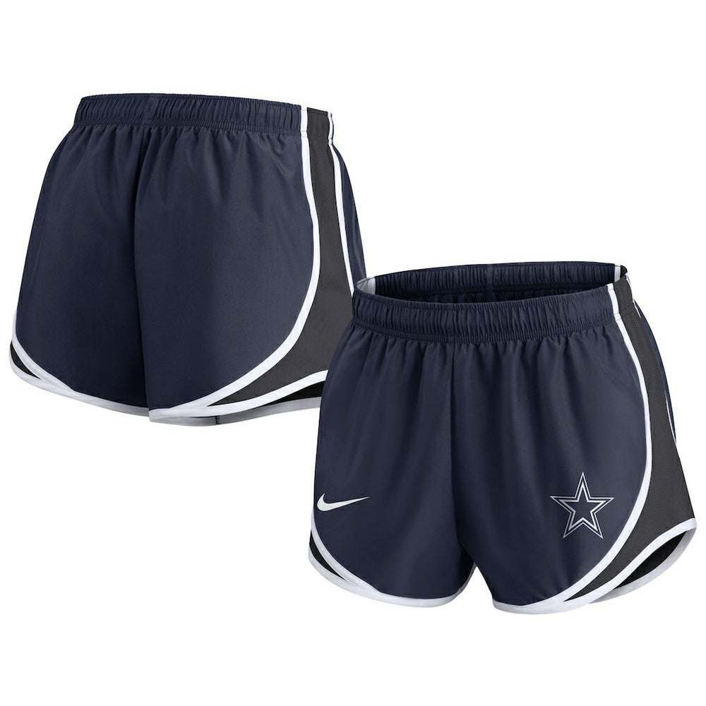 Dallas Cowboys Women's Plus Size Tempo Shorts Navy - Nike