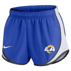 Los Angeles Rams Women's Performance Tempo Shorts Royal - Nike