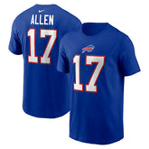 Josh Allen Buffalo Bills Player Name & Number T-Shirt Royal - Nike