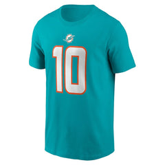 Tyreek Hill Miami Dolphins Player Name & Number T-Shirt Aqua - Nike