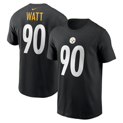 T.J. Watt Pittsburgh Steelers Player Name & Number T-Shirt Black - Nike