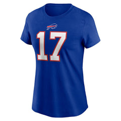 Josh Allen Buffalo Bills Women's Player Name & Number T-Shirt Royal - Nike