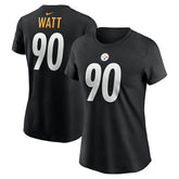 T.J. Watt Pittsburgh Steelers Women's Player Name & Number T-Shirt Black - Nike