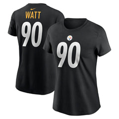 T.J. Watt Pittsburgh Steelers Women's Player Name & Number T-Shirt Black - Nike