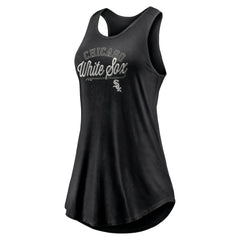 Chicago White Sox Fanatics Women's Simplicity Swing Racerback Scoop Neck Tank Top Sale