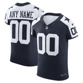 Dallas Cowboys Vapor F.U.S.E. Elite Custom Jersey Navy - Nike
