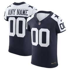 Dallas Cowboys Vapor F.U.S.E. Elite Custom Jersey Navy - Nike