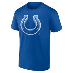 Indianapolis Colts Chrome Dimension T-Shirt Royal - Fanatics