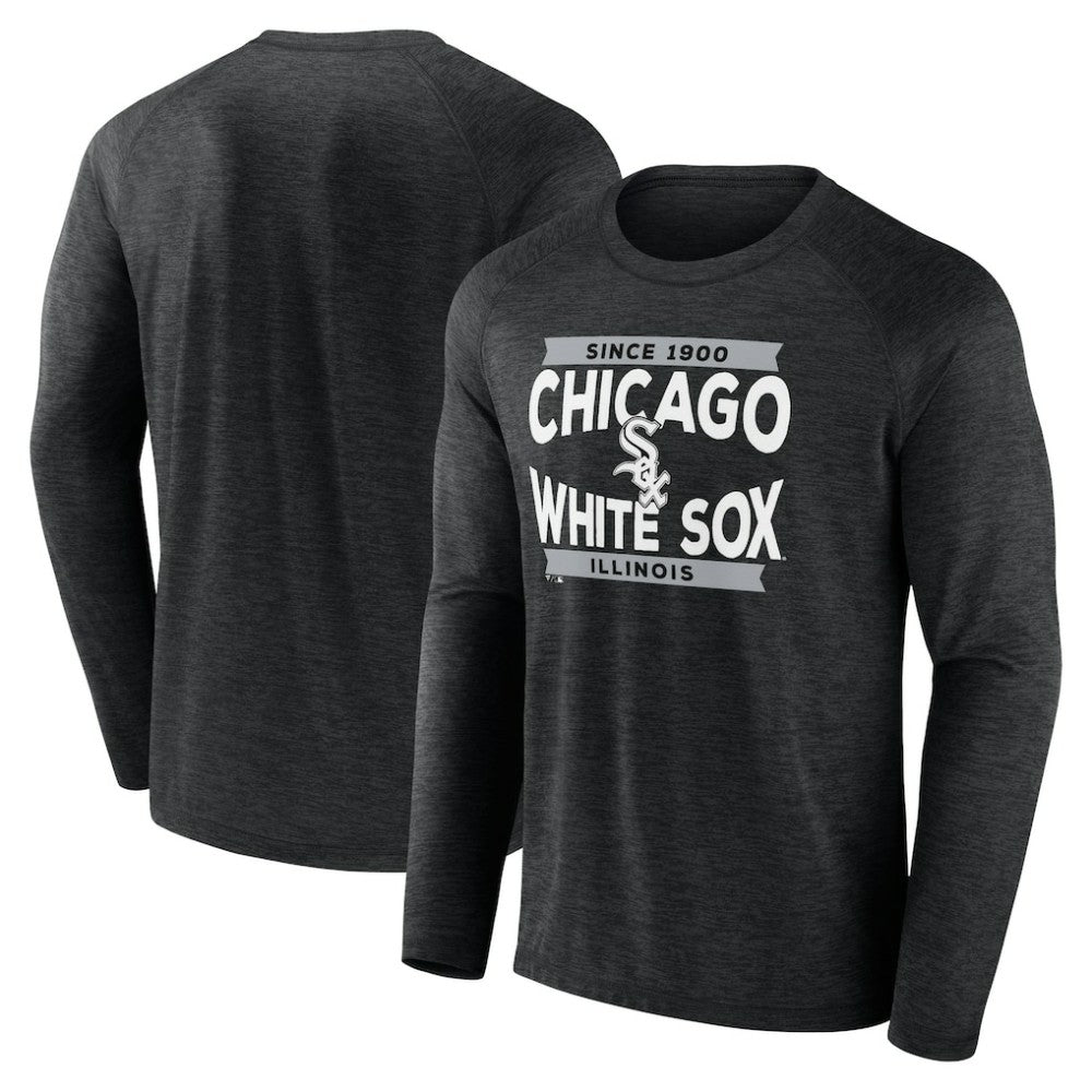 Chicago White Sox Fanatics Heroic Play Raglan Long Sleeve T-Shirt Clearance