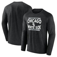 Chicago White Sox Fanatics Heroic Play Raglan Long Sleeve T-Shirt Clearance