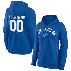 Los Angeles Dodgers Women's Personalized Cooperstown Collection Winning Streak Pullover Hoodie Lifestyle