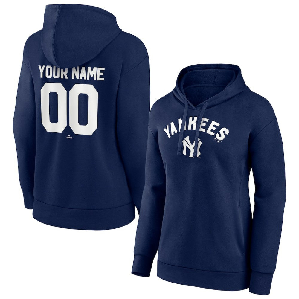 New York Yankees Women's Personalized Cooperstown Collection Winning Streak Pullover Hoodie On Sale