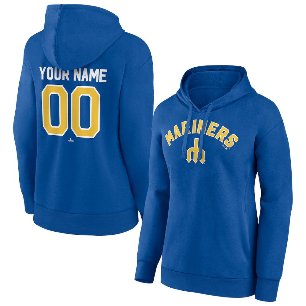 Seattle Mariners Women's Personalized Cooperstown Collection Winning Streak Pullover Hoodie discount