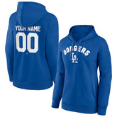 Los Angeles Dodgers Women's Personalized Team Winning Streak Pullover Hoodie Sale