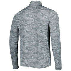 Cleveland Browns Antigua Brigade Throwback Quarter-Zip Top Gray - NFL