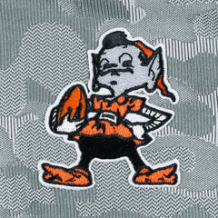 Cleveland Browns Antigua Brigade Throwback Quarter-Zip Top Gray - NFL