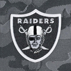 Las Vegas Raiders Antigua Brigade Quarter-Zip Sweatshirt Black - NFL