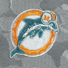 Miami Dolphins Antigua Brigade Throwback Quarter-Zip Top Gray - NFL