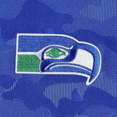 Seattle Seahawks Antigua Brigade Throwback Quarter-Zip Top Royal - NFL