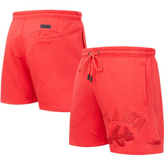 Atlanta Braves Pro Standard Triple Red Classic Shorts Clearance