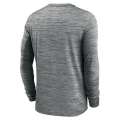 Los Angeles Rams Sideline Team Velocity Performance Long Sleeve T-Shirt Heather Gray - Nike