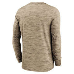 Cleveland Browns Sideline Team Velocity Performance Long Sleeve T-Shirt Brown - Nike