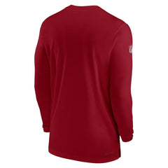 Arizona Cardinals Sideline Coach Performance Long Sleeve T-Shirt Cardinal - Nike